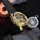 Чоловічий наручний годинник Awarder 021 Де би не був Gold-Black - изображение 5