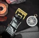 Чоловічий наручний годинник Awarder 021 Де би не був Gold-Black - изображение 8