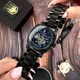 Чоловічий Наручний годинник Awarder 021-3D Де би не був All Black Steel - изображение 5
