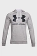Чоловіче сіре худі UA Rival Fleece Big Logo HD Under Armour L 1357093-011 - зображення 5