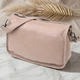 Сумка кросс боди через плечо женская из натуральная кожи Vintage leather-23002 Светлая тауп - изображение 13