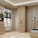 Шкаф распашной №2 Light с антресолью 800x500x2600 Дуб Сонома (GAA2LT12130000000) - изображение 1