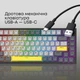 Клавиатура Ajazz AK820 Sea Salt Switch Black USB-C (AK820-SS-BGY) - изображение 7