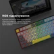 Клавиатура Ajazz AK820 Sea Salt Switch Black USB-C (AK820-SS-BGY) - изображение 14