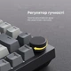 Клавиатура Ajazz AK820 Sea Salt Switch Black USB-C (AK820-SS-BGY) - изображение 16
