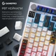 Клавіатура бездротова GamePro Asgard Valhalla QLAB Sakura Switch White With Display (MK160-W-D-QS-PRO) - зображення 14