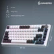 Клавіатура бездротова GamePro Asgard Valhalla QLAB Sakura Switch White With Display (MK160-W-D-QS-PRO) - зображення 19