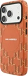 Etui Karl Lagerfeld Monogram Logo MagSafe do Apple iPhone 17 Pro Orange (KLHMP17L5PGKLMCO) - obraz 3