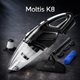 Пылесос автомобильный проводной Moltis K8 120Вт для сухой и влажной уборки, черный 10014 - изображение 1