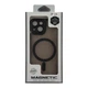 Чохол Premium TPU+PC Magnetic Matte Camera Lens with Magsafe для iPhone 14 Black - изображение 6