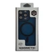 Чехол-накладка Magnetic Matte Camera Lens with Magsafe for iPhone 12 Dark Blue - изображение 8
