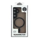 Чохол Premium TPU+PC Magnetic Matte Camera Lens with Magsafe для Samsung Galaxy S25 5G (S931) Black - изображение 6