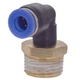 Штуцер цанговый (угловой) Ø6 МТ 3/8" SIGMA (7027101) - изображение 2