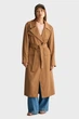 Жіночий бежевий плащ FLUID BELTED COAT Gant L 4751115 - изображение 1