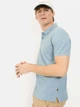 Поло длинное мужское Camel Active Polo 1/2 Arm 409920-5P00-43 M Голубое (4064478969678) - изображение 4