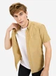 Рубашка хлопковая летняя мужская Camel Active Shortsleeve Shirt 409250-5S50-65 XL Желтая в клетку (4064478957682) - изображение 3