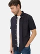 Рубашка летняя мужская Camel Active Shortsleeve Shirt 409256-5S56-48 XL Темно-синяя (4064478958238) - изображение 4