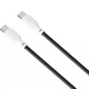 Кабель Gelius GP-UCN001CC Full Silicon Type-C to Type-C 1.2 м 60W Black/White - зображення 6