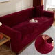 Захисний чохол на тримісний диван Diana Textile Plush Velvet, 190-230 см, Бордовий - зображення 2