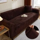 Захисний чохол на тримісний диван Diana Textile Plush Velvet, 190-230 см, Шоколадний - зображення 2