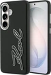 Чохол Karl Lagerfeld Grained Signature Metal Resin Logo для Samsung Galaxy S26 Black (KLHCS26SPGFKSRSK) - зображення 1