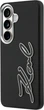 Чохол Karl Lagerfeld Grained Signature Metal Resin Logo для Samsung Galaxy S26 Black (KLHCS26SPGFKSRSK) - зображення 3