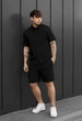 Літній комплект сорочка + шорти Staff rid black XS - изображение 5