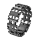 Мужской браслет мультитул RESTEQ Tread Metric-Stainless — стильный металлический браслет 29 в 1, черный цвет - изображение 1