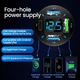 Автомобильная быстрая зарядка QC 3.0 USB+PD. Автозарядка на 4 порта. Автомобильная зарядка для Iphone - изображение 2