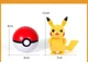 Игрушка Пикачу трансформер с Покеболом — набор Pokemon Pikachu Pokeball для фанатов вселенной Покемонов - изображение 3