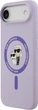 Чохол Karl Lagerfeld Liquid Silicone Karl and Choupette MagSafe для Apple iPhone Air Purple (KLHMP17MSCMKCRHU) - зображення 3