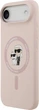 Чохол Karl Lagerfeld Liquid Silicone Karl and Choupette MagSafe для Apple iPhone Air Pink (KLHMP17MSCMKCRHP) - зображення 3