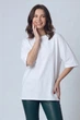 Жіноча футболка оверсайз біла - VAMPASUE - L/XL - 500003 - изображение 2