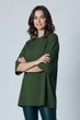 Жіноча футболка оверсайз хакі - VAMPASUE - L/XL - 500035 - изображение 3