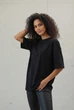 Жіноча футболка оверсайз чорна - VAMPASUE - L/XL -500033 - изображение 1