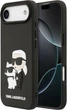 Чохол Karl Lagerfeld 3D Rubber Karl and Choupette для Apple iPhone Air Black (KLHCP17M3DRKCNK) - зображення 1