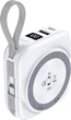 УМБ CHOETECH B697C Magnetic Wireless 10000mAh 22.5W PD White (B697C-WHSL) - зображення 1