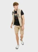 Футболка хлопковая длинная мужская Camel Active T-Shirt 1/2 409700-5T17-48 L Темно-синяя с принтом (4064478973811) - изображение 4