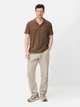 Поло длинное мужское Camel Active Polos 1/2 sleeves 409920-7P60-26 M Коричневое (4063366243562) - изображение 3