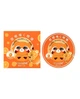 Гидрогелевые патчи под глаза SERSAN LOVE Orange Vitamin C Eye Mask - изображение 4