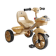 Триколісний дитячий велосипед від 2 до 4 років з кошиками Колеса EVA Best Trike Українське озвучування Бежевий - зображення 1