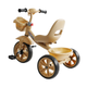 Триколісний дитячий велосипед від 2 до 4 років з кошиками Колеса EVA Best Trike Українське озвучування Бежевий - зображення 2