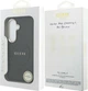 Чохол Guess Saffiano Peony Embossed Ring MagSafe для Samsung Galaxy S26 Plus Black (GUHMS26MPSAMSECK) - зображення 8