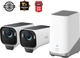 Комплект камер IP Eufy S3 Pro - 2-Cam Kit + HomeBase 3 Черный + Белый (T88923W1) - изображение 2