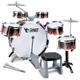 Дитяча барабанна установка зі стільчиком 5 Барабанів Тарілка Педаль Drum Set - зображення 1