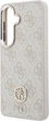 Etui Guess 4G Big Rhinestone Triangle Strap MagSafe do Samsung Galaxy S26 Pink (GUHMS26SP4G4DCSP) - obraz 6