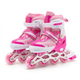 Детские раздвижные ролики с шлемом и защитой 3в1 SP-Sport Skates 0012-3 размер 31-34 Pink-Light Pink - изображение 5