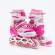 Детские раздвижные ролики с шлемом и защитой 3в1 SP-Sport Skates 0012-3 размер 31-34 Pink-Light Pink - изображение 3