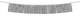 Girlanda z frędzlami PartyDeco 135 cm Srebrna (FG1-018) (5904555009103) - obraz 1