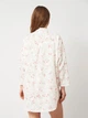 Батистовая рубашка для беременных и кормящих мам KOKO Boutique розовые цветы L/XL - изображение 4